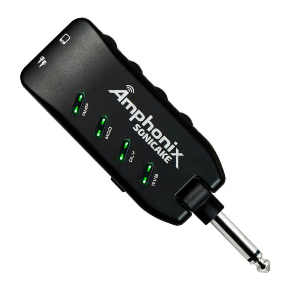 SONICAKE Bluetooth Headphone Guitar Amplifier Plug-In USB Chargable Portable Pocket Carry-On Bedroom Multi-Effects QAP-10