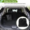 1 Set Car Air Mattress for Tesla Model Y Gray Inflatable Thickened Camping Bed Cushion Pillow Flocking Mattress
