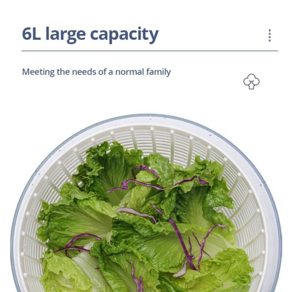 bbf6722270e86d07 Press Type Vegetable Fruit Dryer Household Large Capacity Dehydrator Kitchen Accessories Drain Salad Basket Gadgets