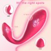 bc011d88d60654fb APP Remote Control Vibrator-Dual Motors Rose Sex with 9 Vibrating Mode Adult Toy Wearable Clitoral G Spot Vibrator for Women Couple Pleasure