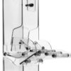 Evursua No Mess Bird Cage Feeders Automatic Parrot Seed Tube Birds Cage Accessories for Parakeet Canary Cockatiel Finch,Free Install,No Fragile