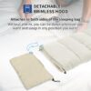 Naturehike 36-54℉ Camping Sleeping Bag for Adults, Spliceable Double Sleeping Bag 3 Seasons, Lightweight Waterproof Sleep Bags for Cold&Warm Weather