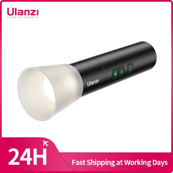bc11ff5c2e457994 Ulanzi LM07 Videography Flashlight Zoomable Photography Fill Light Ambience Light with 1/4'' Thread for Camera Stand Cage
