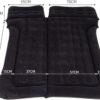 Car Air Mattress for Volkswagen Lavida Polo Viloran Lamando T-Cross 2006-2024, Thickened Car Bed Mattress, Travel Sleeping Pad, Back Seat Bed Cushion with Air Pump 2 Pillows,Dark Green