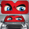 Car Solar Protection Cartoon Big Eyes Heated Windshield Sunshade Car Window Windscreen Cover Sun Shade Auto Sun Visor