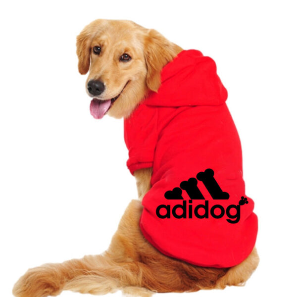 bc1ed444a622cb07 Pet Hoodies Adidog Clothes For Small Dogs Puppy Jacket Sweatshirt Coat Labrador Costume Autumn Winter Keep Warm Pets Clothing