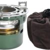 Luwecf Mini Portable Camping Stove Fishing Stove Camping Cooking Stove Outdoor Stove with Storage Bag Hiking Stove Alcohol Stove with Pot Holder for Camping Hiking Traveling Fishing Picnic