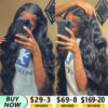 bc5ae5464ff95da1 30inch 13x4 Body Wave Front PrePlucked Brazilian Human Hair Frontal Wigs For Women 4x4 Lace Closure Wig