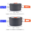 Widesea Camping Outdoor Cookware Set Tableware Cooking Cutlery Utensils Hiking Picnic Travel Equipment Tourist Cooker Fishing