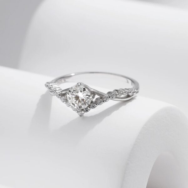 bc669ae1c54df672 MODIAN Crown D Color Moissanite Ring Delicate Lab Diamond Ring 925 Sterling Silver For Women Wedding Engagement Jewelry