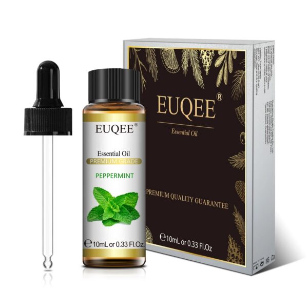bc67a3034a411e41 EUQEE 10ml Natural Plant Essential Oil with Dropper For Diffuser Humidifier Lavender Jasmine Eucalyptus Vanilla Essential Oils