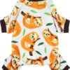 bc7bf16337545889 Banana Dog Pajamas, Warm Dog Onesie, Dog Clothes for Small Dogs Girl Boy, Lightweight Velvet Pet Jumpsuit, Cat Outfit, Beige, Yellow, Medium