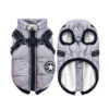 bc83e3965a5f41ed Winter Clothes For Small Dogs Warm Fleece Large Dog Jacket Waterproof Pet Coat With Harness Chihuahua Clothing Puppy Costume
