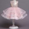 bc863beb3308084c Children’s wear Summer of 2023 Girls For Party Wedding Bead Sequins sleeveless Cake Princess tutu dress Kids dance Clothes