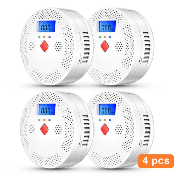 bcb4dd16e07e9dde Tuya WiFi Smart Carbon Monoxide Detector Alarm 85dB Sound Warning LCD Digital Display Home Indoor Real-Time CO Monitor Poisoning