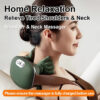bcd012edd6d0492b 2025 Bionic Neck Shoulder Massager N7 Kneading Massager Shawl 3-Level Modes Neck Cervical Waist Leg Body Muscles Massage Pillow