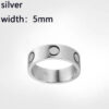 bcd074661680a2c3 Classics Love Ring designer women 4mm 5mm 6mm ring Gold Plated With diamonds Designer for lovers Wedding rings Anniversary Jewelry gift with box