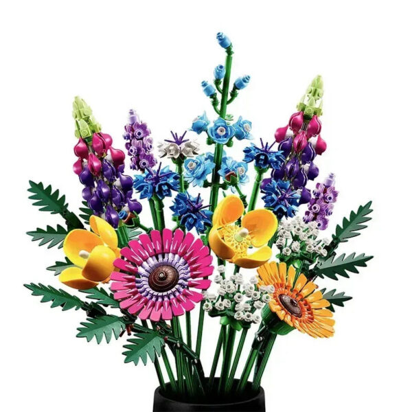 Romantic Wildwer Bouquet wer 10313 Set Home Decoration Building Block Toys Valentine's Day Gift for Girlfriend