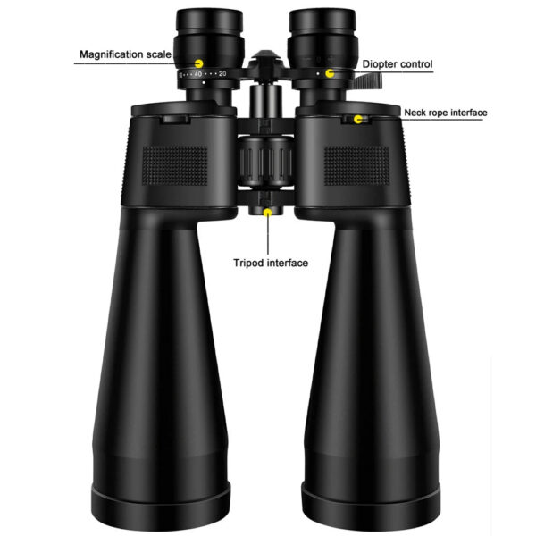 bcdec780c7f6f44e BORWOLF 20-60X70 Binoculars High Magnification Long Range Zoom 60 Times Hunting Astronomical Telescope HD Professiona Zoom