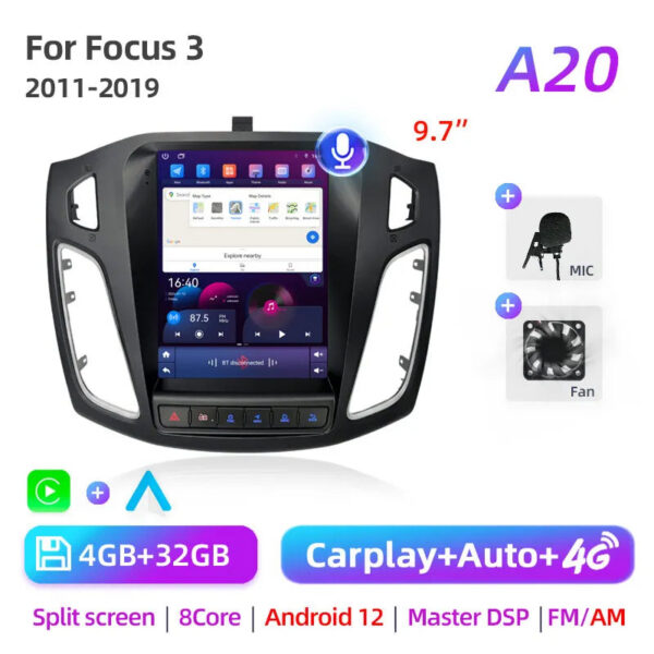 bd0020f3c5694707 8Core 2 Din Android 12 Car Radio for Ford Focus 3 Mk 3 2011 2012 - 2019 Multimedia Video Player 2Din Carplay Auto Stereo DVD