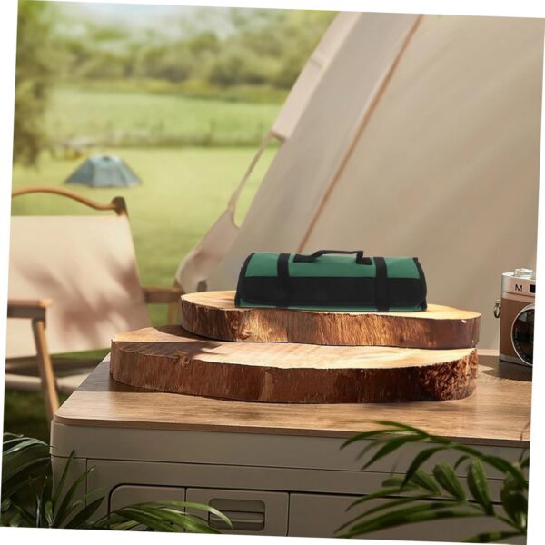 BESTonZON Tasche Für Outdoor-kochmesser Tasche Für Kochtasche Messer -Tragetasche Kochmessertasche Kochmesser Tragetasche Tasche Für Sushi-Messer Köche Fall Stoff Dark Green