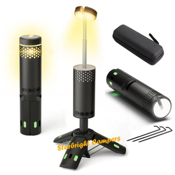bd1928f6c12c3965 Telescc Lantern 10000mAh Magnet Tripod Base Lightweight LED Adventure Hiking Fishing Tents Campsite Ambiance Camping Light