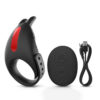 Adjustable Men Vibrating Ring Remote Control Ejaculation Delay Clitoris Stimulation Sex Toy for Couples