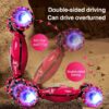 bd3748a9aab7c5bd 4WD 1:16 Stunt RC With LED Light Gesture Induction Deformation Twist Climbing Radio Controlled Car Electronic Toys for Kids