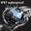 ECG+PPG Bluetooth Call Smart Watch Men Laser Health Blood Pressure Fies Watches Man Sports Waterproof Smartwatch+Box