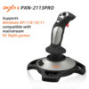 bd456433e771d7f0 PXN-2113 PRO Simulated Flight Controller with Built in Motor Compatible with PC Mainstream Flight Games