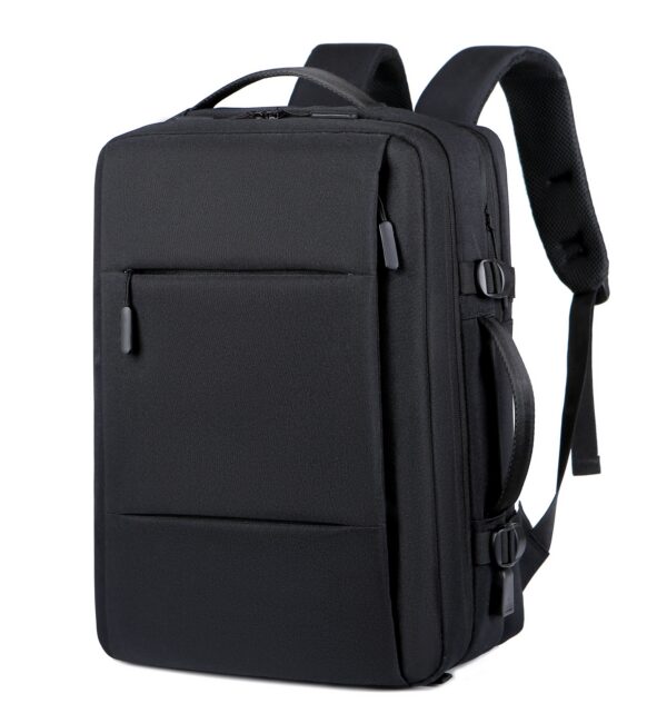 bd6cc47c492bd4a0 Classic Travel Men Business School Expandable USB Bag Large Capacity Laptop Waterproof Fashion Backpack