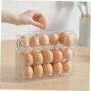 bd82b0b068f69193 Kitchen Large Capacity Fridge Storage Box - Portable Multi-Layer Tray Organizer, Convenient Opening/Closing Egg Holder