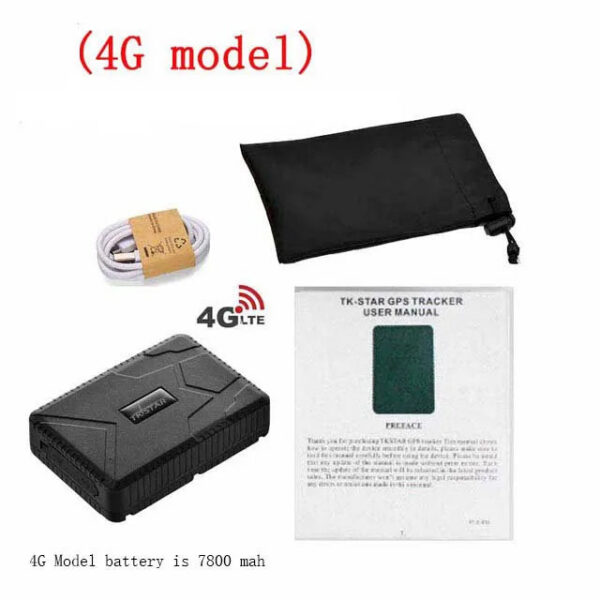 bd88b56d61f6dd42 4G Car GPS Tracker TKSTAR TK915 GPS Locator 10000mAh Magnet Waterproof IP65 GPS Car Tracker Tamper Alert LIFETIME FREE APP