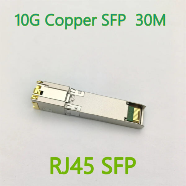 10G SFP+ to RJ45 Copper Module 10gb SFP RJ45 Module SFP SFP+-T 10GBase-T 30M For Cisco Mikrotik Generic TP-link D-link Switch