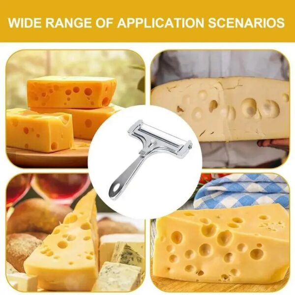 bd9587472a9276c2 Stainless Steel Cheese Slicer Adjustable Thickness Butter Cutter Soft and Semi-Hard Kitchen Cooking Tools Cheddar Gadgets Grater