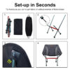 PACOONE Camping Fishing Folding Tourist Beach Chaise Longue Chair for Rela Foldable Leisure Travel Furniture Picnic