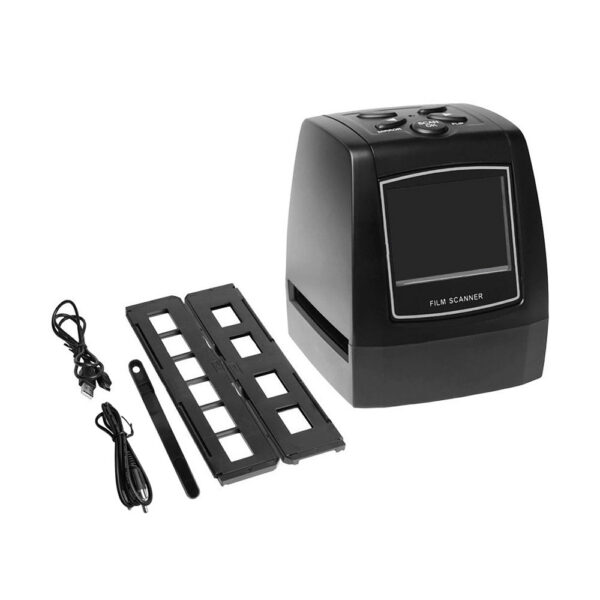 Portable Negative Scanner 35/135mm Slide Film Converter Photo Digital Image Viewer with 2.4" LCD Build-in Editing Software