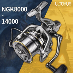 bdc3b91321f35636 NHUE Big Spinning 8000 9000 10000 12000 14000 Drag 20KG Powerful Reel Saltwater Fresh Water Fishing Pesca