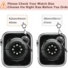 Marge Plus for Apple Watch Band Series Ultra 8 7 6 5 4 3 2 1 SE 38mm 40mm 41mm 42mm 44mm 45mm 49mm Women and Men, Stainless Steel Mesh Loop Magnetic Clasp Replacement for iWatch Bands