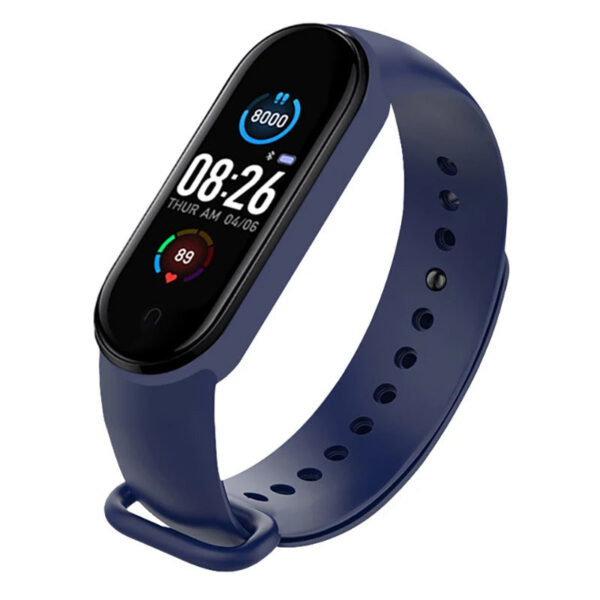 bde7960ae096c335 M5 Watch Color Screen Step Counting Multi Sport Mode Message Reminder Photography Music Remote Control Smart Band