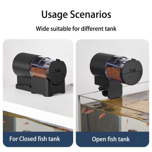Automatic Tank Intelligent Timing 100Ml Auto Goldfish Large Capacity Fish Aquarium Feeder