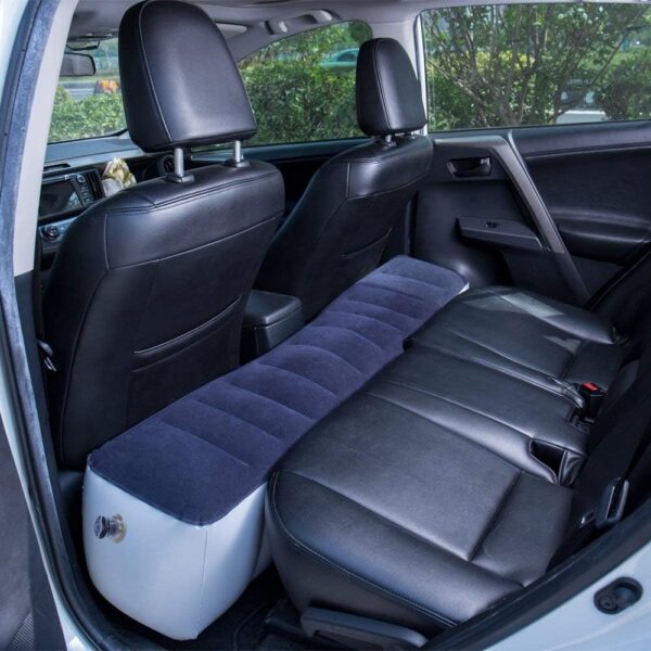 be3383f5ac679302 Inflatable Car Air Travel Bed Mattress for Back Seat Gap Pad, 130×28×42 cm Auto Accessories Inflation Bed Without AIR Pump