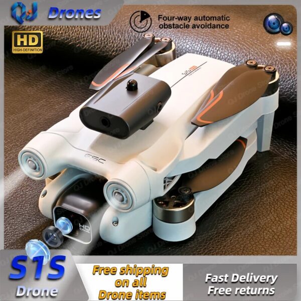 be3eed49b10ece09 S1S Drone 5G Wifi 4K Professional 8K HD Camera Brushless 360° Obstacle Avoidance Optical Flow RC Foldable Quadcopter Toys Gifts