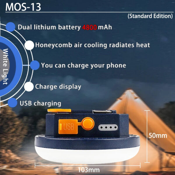 be6351f286fb2a3b MOSLIGHTING Tent Light Rechargeable Lantern Portable Emergency Night Market Light Outdoor Camping Bulb Lamp Flashlight Home LED