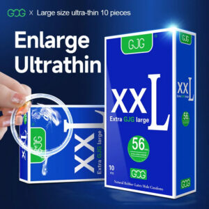 10pcs/Box Extra Large Ultra Thin Lubricated Condom 56MM Smooth Latex Penis Condoms for Male Adult Sex Dick Cock Sleeve for Homme
