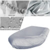 V Shape Marine Waterproof DustproontiUV Rain Snow Iatable Dinghy Fishing Rubber Boat Universal Kayak Cover