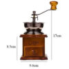 bed7faba48c0725c Classical Wooden Manual Coffee Grinder Coffee Bean Spice Mill