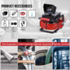 bedb889b074dd27d 4.3'' Sewer Endoscope DVR,17/22MM Pipe Inspection HD 1000TVL Drain Camera Waterproof Borescope with 16GB Card