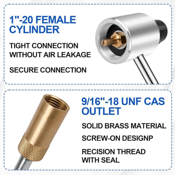 5430 Gas Stove Pressure Regulator Compatible with Most Coleman Stoves & Grills and Fold N Go Stoves, the Coleman Stove Propane Adapter for Maintains Stable Propane Gas Pressure in Coleman stoves