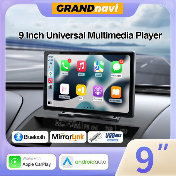 bef4e7f42f2fb4f4 Universal 9 Inch Car Radio Multimedia Video Player Wireless CarPlay Android Auto For VW Nissan Toyota Car Audio Touch Screen